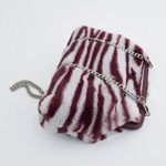 ZARA NEW Animal Zebra Print Crossbody Bag With Clasp Photo 4