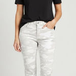 Democracy  "Ab"Solution Skinny Jeans Womens 12 Grey Camo Stretch Casual Modern Photo 0