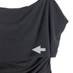 Eliza J Ruched Bodice Off the Shoulder Mesh Formal Chic JUMPSUIT Size 20W Black Photo 10