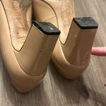 Tory Burch Nude Patent  Block Heels Size 7.5M minor scuffing overall good conditn Photo 9