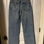 Pull & Bear  Jeans High-Rise Straight Leg Denim Raw Hem Photo 1