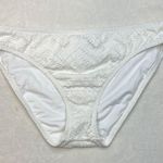La Blanca  Ivory Textured Bikini Bottom- Size 8 Photo 2