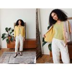 Rujuta Sheth Verona Reversible Jacket in Candy Stripe Womans Medium NWT Yellow Photo 2