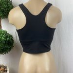 Avia  Black Cropped Sport Athletic Workout Bra Top NEW M Photo 1