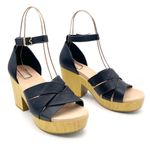 Dr. Scholl’s Blissful Platform Clog Sandal Black Faux Leather Women's Size 8.5 Photo 14