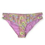 NWT CYN&LUCA Boutique Groovy Floral Medium Coverage Swim Bottoms Pink Size XL Photo 0