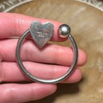 Sterling Silver Vintage Mexico 925  Heart Keyring Photo 10