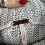 Free People  XS Cropped Sweater Vest Keep It Simple Cowl Neck Slouchy Oversized Photo 4