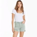 Dear John  Julian Shorts Size 26 Mint Green Cut Offs Distressed Frayed Hem Photo 8