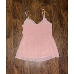 Pink Lily Womens  pink gingham tie front tank top casual summer barbie girly Photo 2