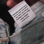 Princess Polly Holly Asymmetric Straight Leg Jean Light Wash Denim Photo 6