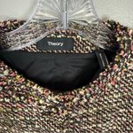Theory  Women’s Tweed Cropped Multi-Color Blazer Jacket Size 4‎ Photo 3