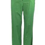 ZARA  Women's Green Wool Straight Wide Leg High Rise Trousers Dress Pants Size S Photo 0