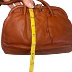 Vintage Cabra Nappa Brown Leather Handbag Mini Purse Clip Closure Argentina Photo 11