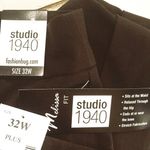 Studio 1940 Bermuda Shorts Relaxed Fit Stretch Business Casual Womens 32W Photo 1