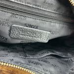 Michael Kors  Gold Studded Strap Black Pebbled Leather Handbag Y2K Photo 9