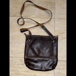 Portland Leather Goods Brown‎ Crossbody hobo Bag Purse 8.5”x9” Photo 4