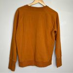 Athleta  long sleeve brown crewneck sweater size medium Photo 2