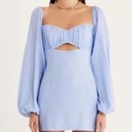 Rumer Camille Mini Dress Size‎ L Blue Size L Photo 0