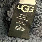 UGG  Loyra Sherpa Hoodie Small Cyclone Blue Plush Fleece Sweatshirt Pullover Photo 6