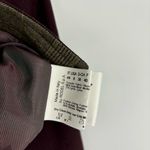 Cinzia Rocca‎ Blazer Size 8 Leather Buttons Purple Photo 9