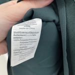 J.Crew Dark Emerald Green Button Detail Feminine Blouse Women’s Size 00 Photo 3