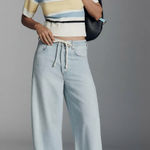 Citizens of Humanity NWT Brynn Trouser Jeans Drawstring Wide-Leg Size 30 Portola Photo 0