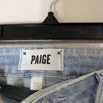 Paige  blue hoxton slim crop distressed blue denim jeans size US 27 Photo 3