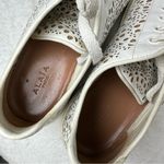 Alaia Size 9 White Tan Laser Cut
Leather Lace Photo 8
