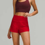 Lululemon  Speed Up High-Rise Shorts 4" Red Dark Photo 0