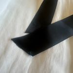 Reiss  Zeta Grey White Tank Dress Bow Belt Stretchy Ribbed Cotton Blend SIze 6 Photo 10