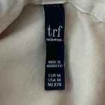 ZARA Dress Women Medium Cream Shirt Dress Button Front Casual Neutral Minimalist Photo 6