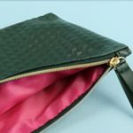 Ipsy  Green Geometric Glam Cosmetic Bag Photo 5