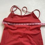 Lululemon Red Strappy One Piece Swimsuit Size 4–6 | Lattice Back Bathing Suit Photo 3