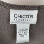Chico's Chico’s Travelers Taupe Brown Basic Tank Top 1 M Photo 2