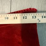 Chine Collection Valentine's 100% Leather Red Mini Heart Pocket Skirt 90s Y2K XS Photo 3