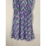 Lush Clothing Lush Geometric Print Sleeveless V Neck Wrap Dress Women's XS Photo 7