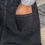 Brandy Melville John Galt Black Denim Shorts Photo 2