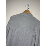 Chico's Womens L Size 2 Rib-Mix Cardigan Sweater Light Gray Long Sleeve Open Photo 3