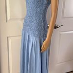 Anthropologie Anthro Daily Practice Deep End Short-Sleeve Smocked Midi Dress. Sz S. MSRP $138 Photo 9