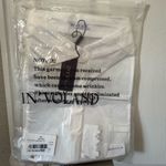 IN'VOLAND Women’s Satin Button Down Shirt Long Sleeve Blouse White 22W NWT Photo 1