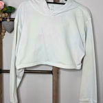 Lululemon  Cropped Hoodie Sweatshirt Size 10 Stain‎ Photo 0