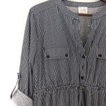 Siren Lily Seren LiLy Maternity Stripes Top Size Large Photo 2