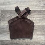 Babaton  Dark Brown Crop Top Size Small Photo 1