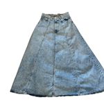 joe's jeans Denim Maxi Skirt SIZE 30 Full A-Line Jean Western Rigid Country $218 Photo 7