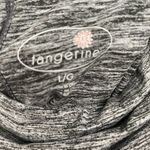 Tangerine Cropped Ruched High Waisted Moto Zipper Athletic Space Dye Leggings Photo 92