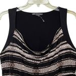 Armani Exchange Tank Top Womens Medium Animal Print Cowl Neck Stretch Shirt Top Photo 7