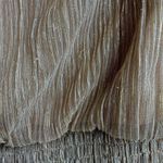 Joie  Metallic Lurex High Neck Glitter Gold Romantic Feminine Blouse Size Medium Photo 6