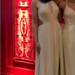 Azazie  Evalleen Champagne Bridesmaid Dress Size 2 Photo 1