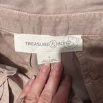 Treasure & Bond  Tan High Waist Paper Bag Pants Photo 3